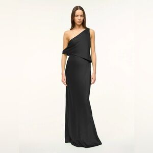 STAUD | NWT! NAOMI DRESS IN BLACK SIZE: 14